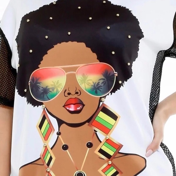 Rasta Plus Girl Summer Dress - Picture 2 of 3